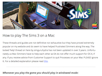 How to play The Sims 3 on a Mac