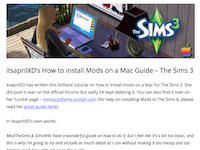 itsaprilXD’s installing Mods in Sims 3 Guide