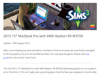 2015 15″ MacBook Pro with AMD Radeon R9 M370X 
